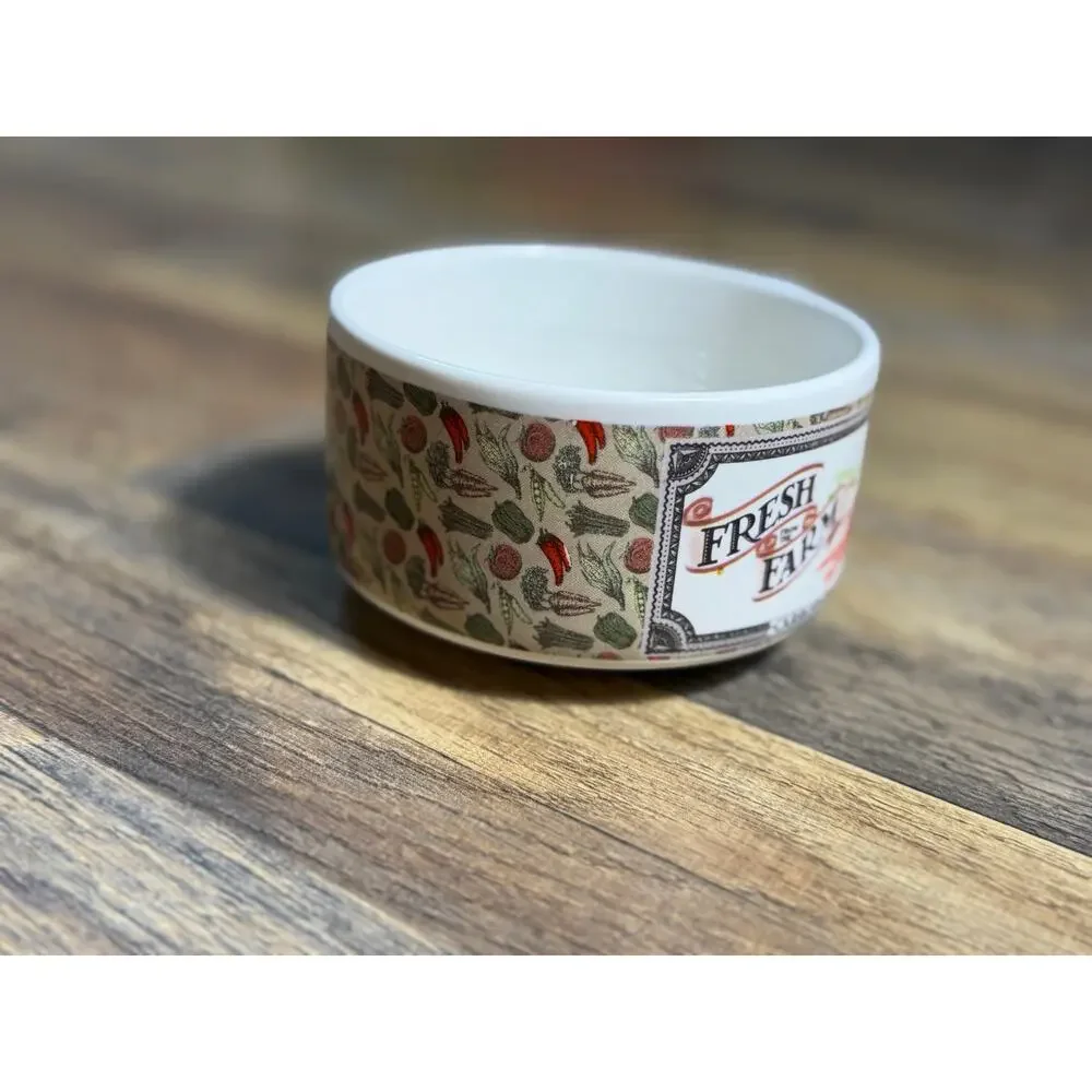 Vintage Houston Harvest Fresh From The Farm Soup Mug Carrots Peas